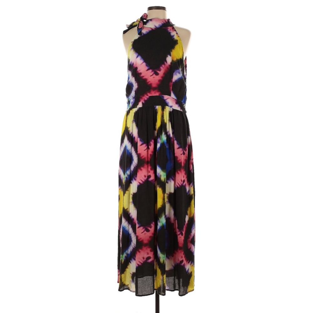Colorful Tie-Dye‎ Halter dress from Busayo